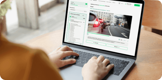 Struktur der theoretischen Fragen für Führerschein-Tests